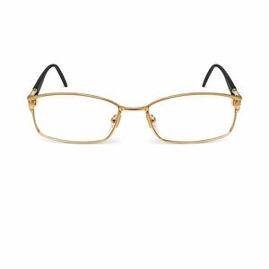 Versace Women’s Eyeglasses Gold Black Medusa Rhinestone Italy
